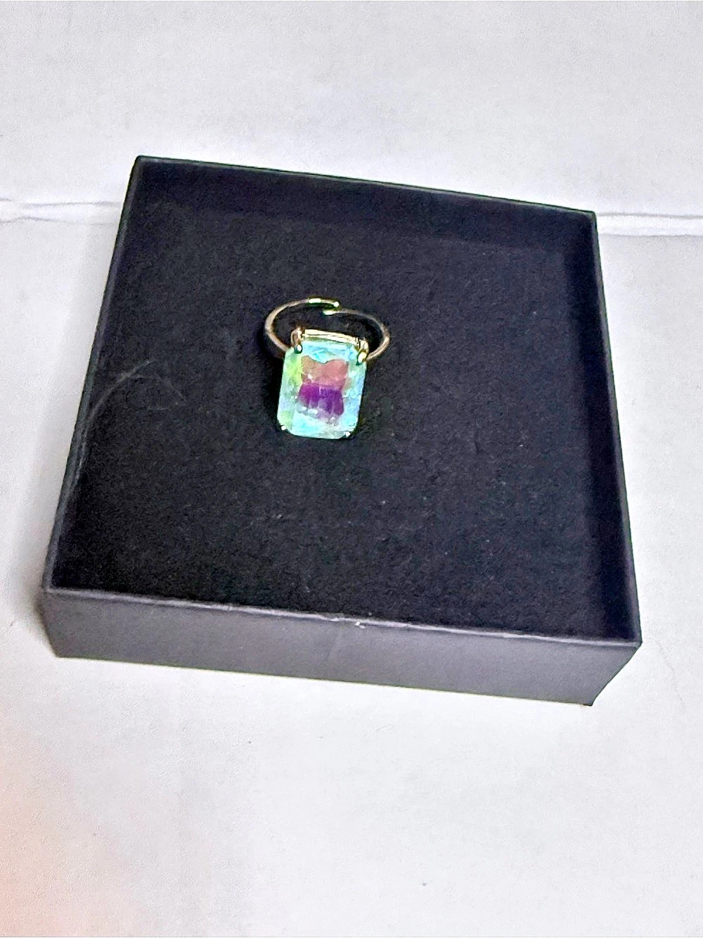 Multicolor Statement Ring Set Like New - Picture 4 of 4